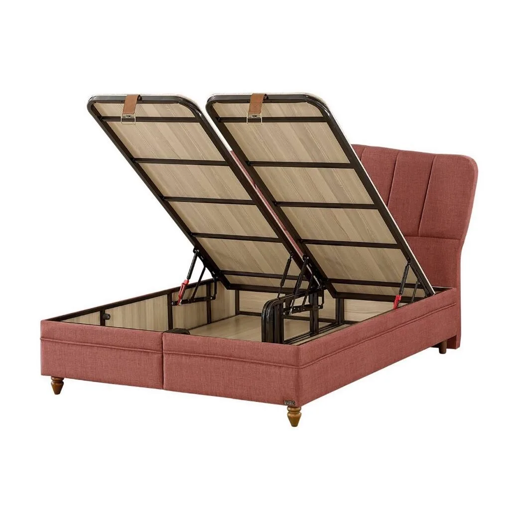 Pink 160X200 Double Divan Base EY1184A