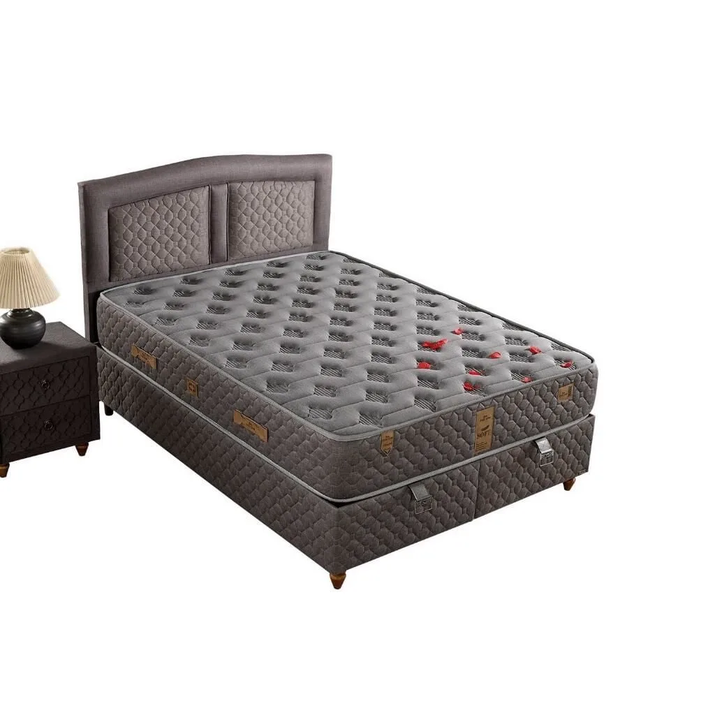 İnci 90X200 Tek Kişilik Yatak, Baza, Başlık Seti EY118