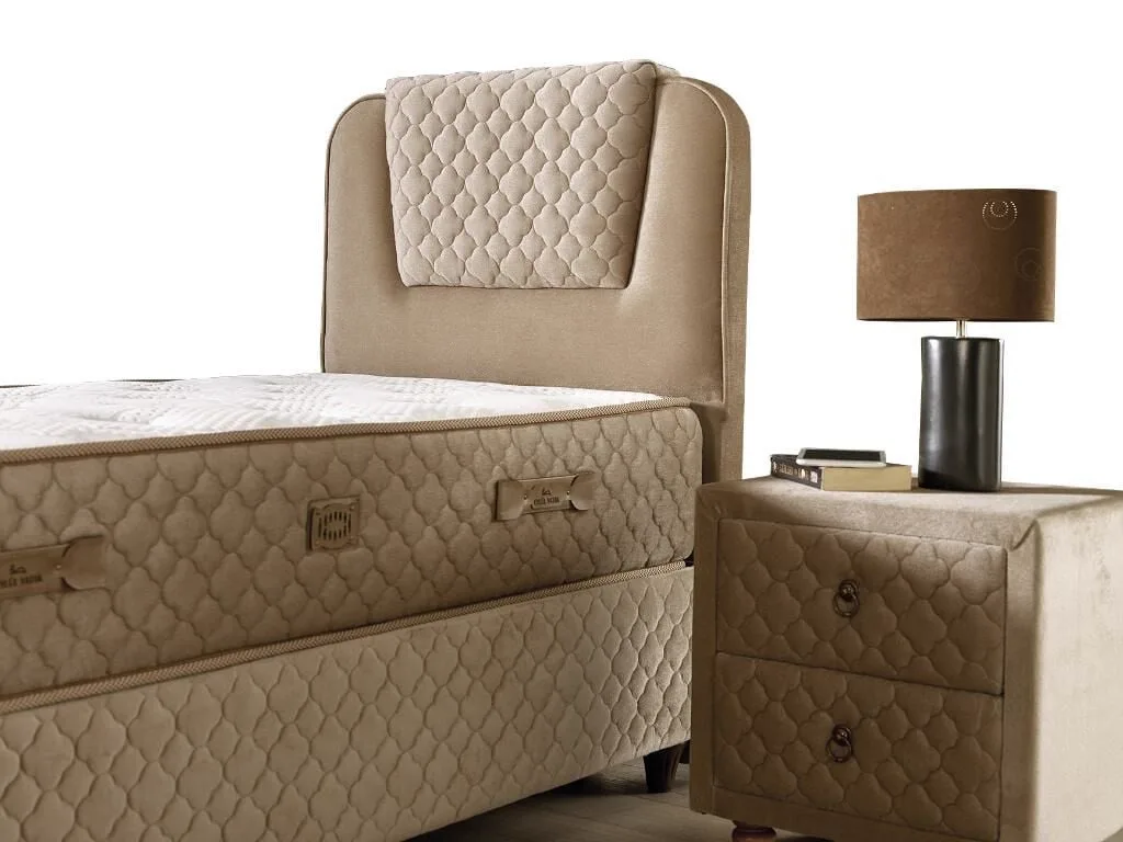 Relax 2 140X190 Double Mattress, Divan Base, Headboard Set EY117B