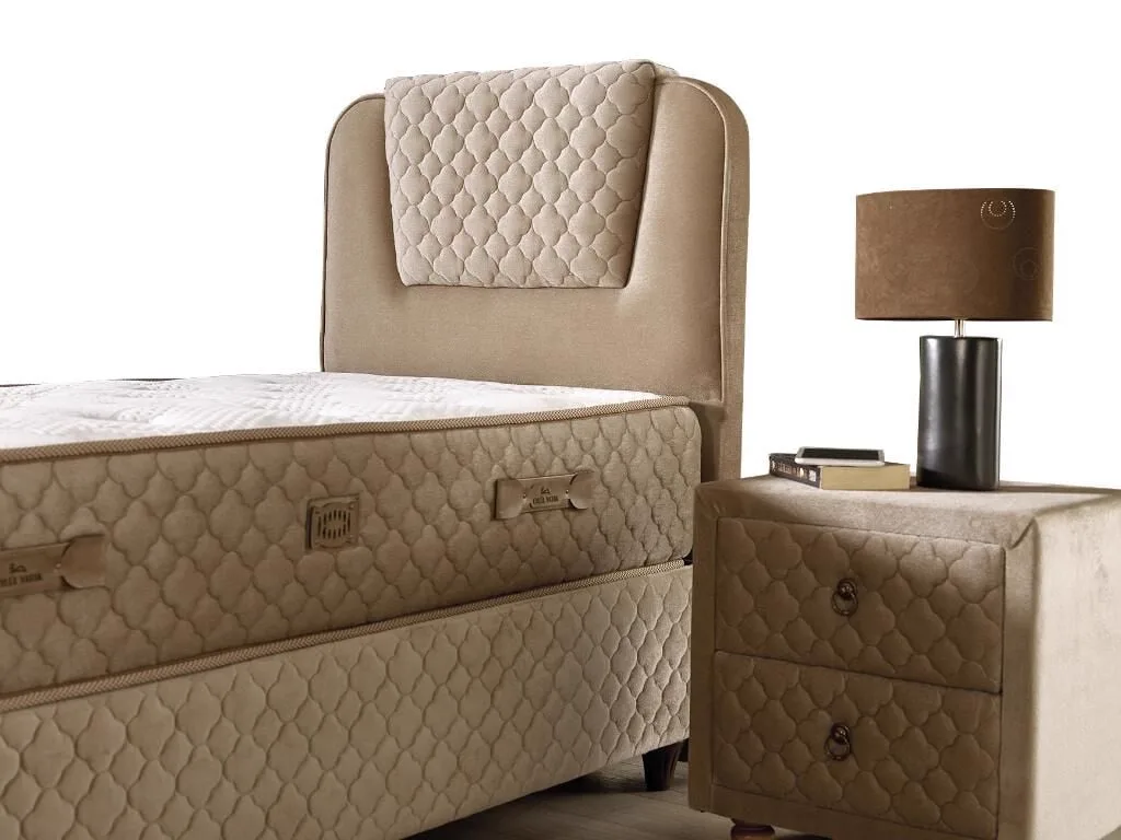 Relax 2 160X200 Double Mattress, Divan Base, Headboard Set EY117B