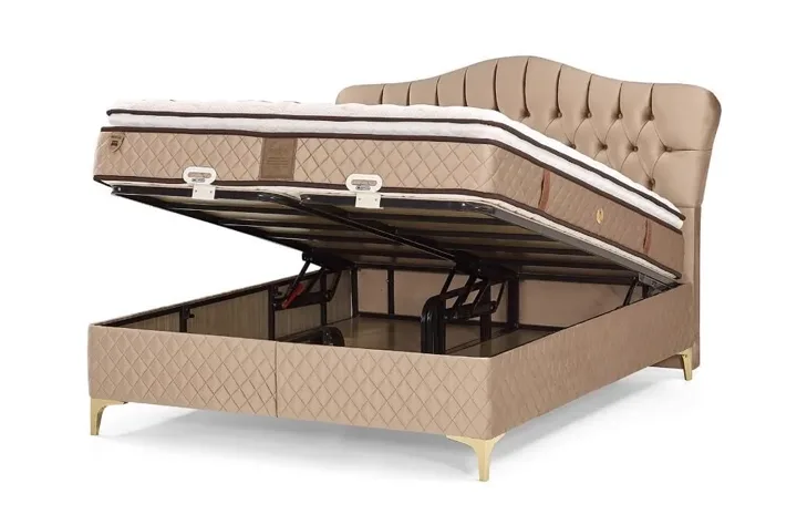 Monza 140x200 Çift Kişilik Baza, Başlık Seti GM1162