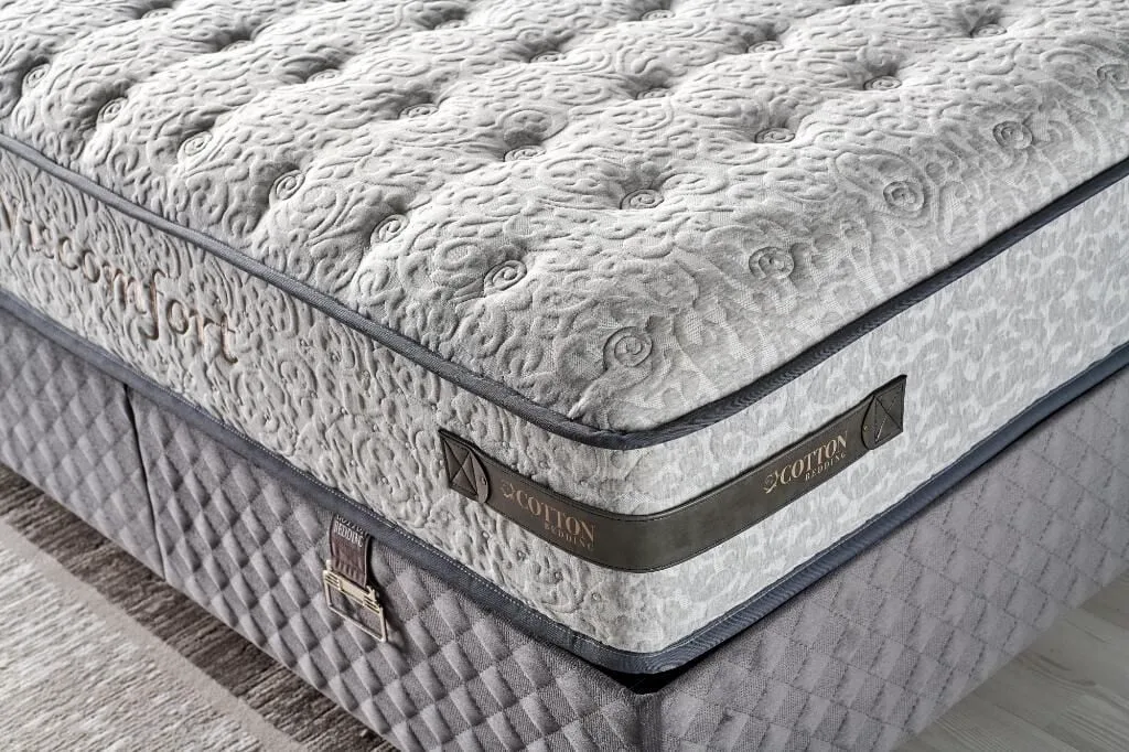 MD Viscomfort 120x200 Single Mattress, Divan Base, Headboard Set CB1315