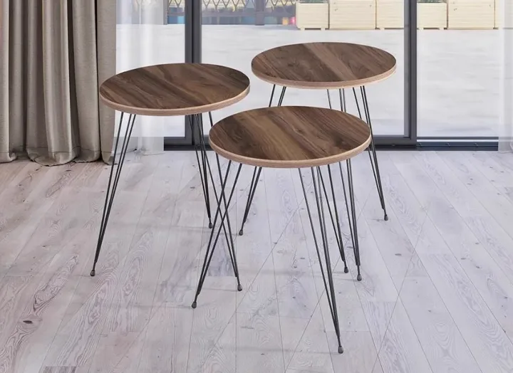 Tel Walnut Nesting Tables GKR384