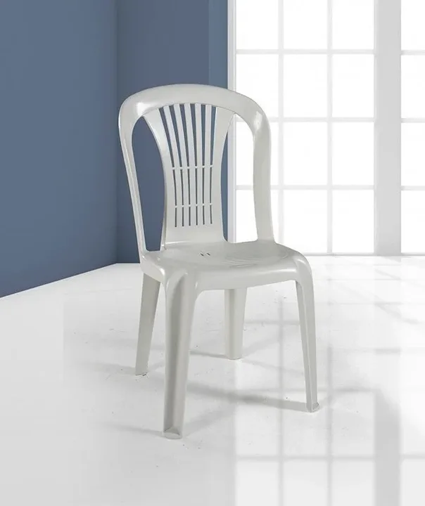 MD Armless Chair White SHM329
