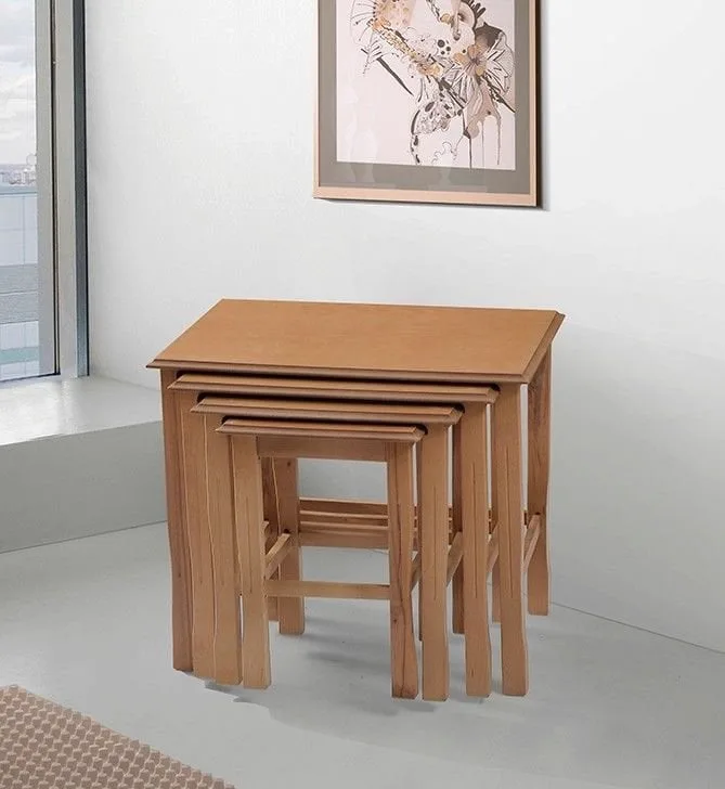 MD Eko Lion Legged Nesting Tables Light Coffee SHM268