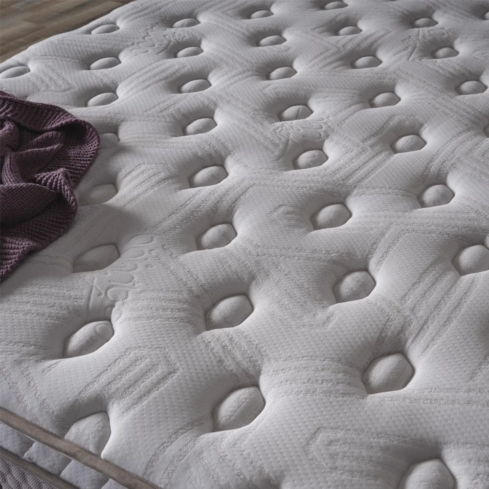 Bamboo Leaf 200x200 Double Mattress, Divan Base & Headboard Set