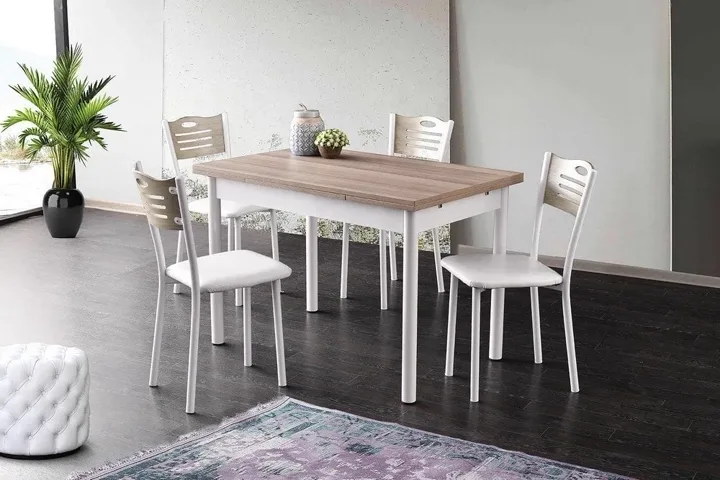Polo Cordoba & White Kitchen Table and Chair Set ECN5640