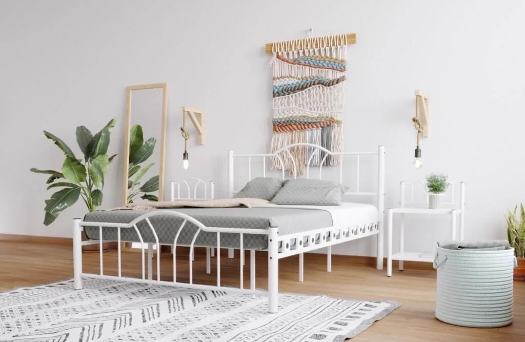 Bella Metal Bedstead 160x200 ARM145 White