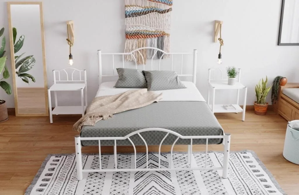 Bella Metal Bedstead 160x200 ARM145 White