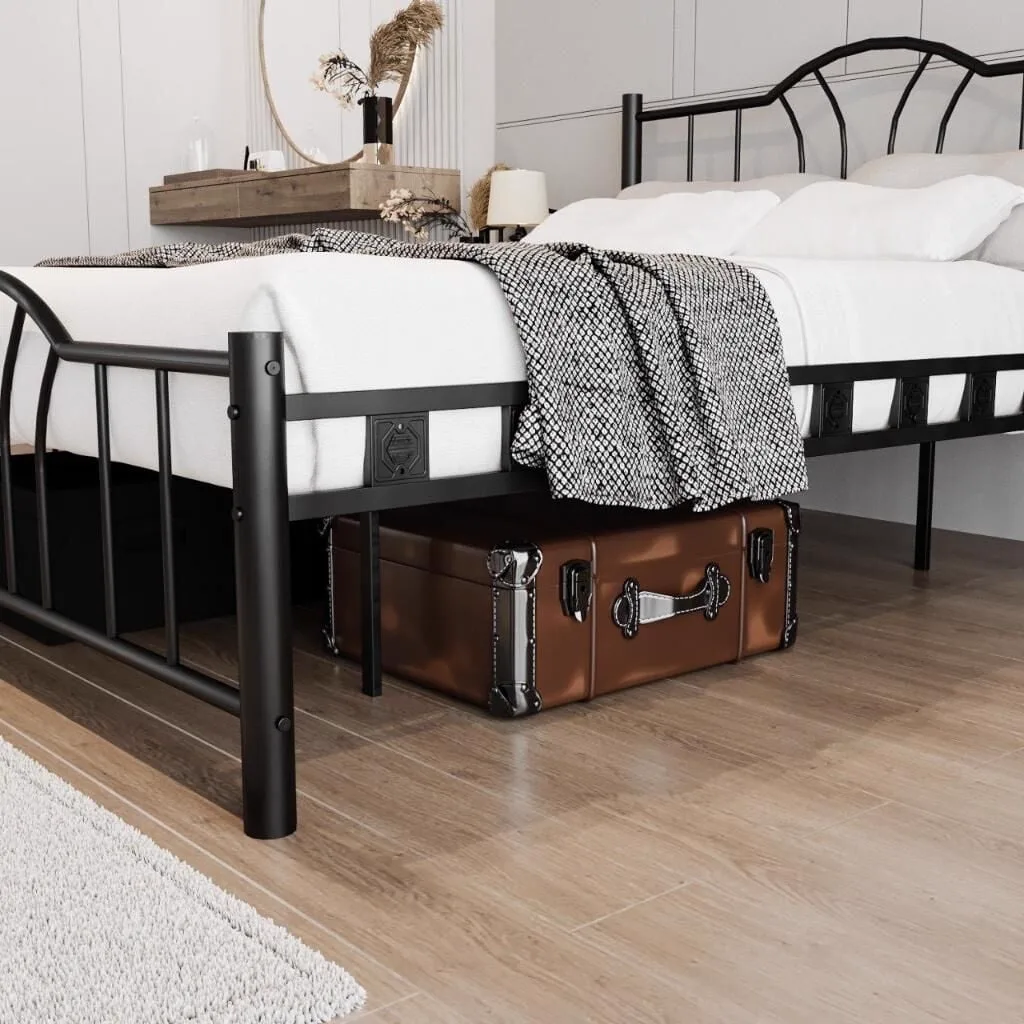 Bella Metal Bedstead 160x200 ARM145 Black