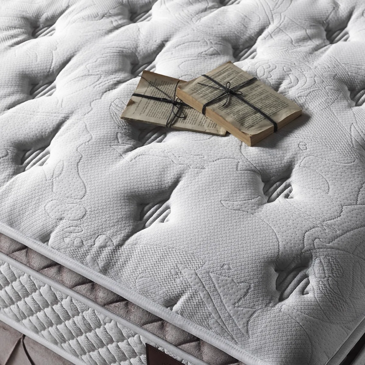 Marissa Mink 120x200 Mattress, Divan Base & Headboard Set