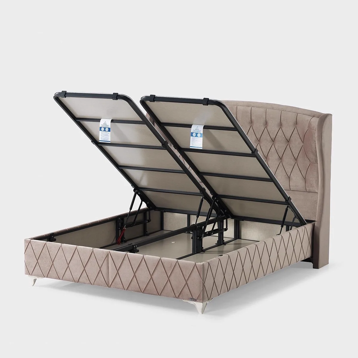 Marissa Mink 90x200 Mattress, Divan Base & Headboard Set