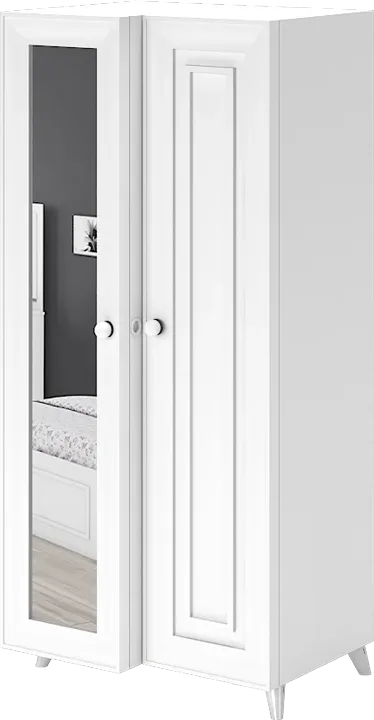 Armoire Helen 2 portes avec miroir WD27020