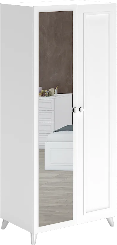 Hanzade 2-Door Mirrored Cabinet WD21029