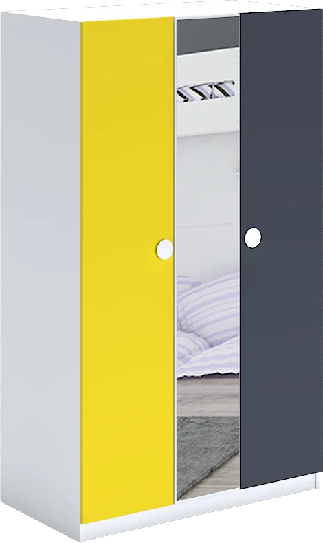 Benim Dunyam 3-Door Mirrored Cabinet WD1709