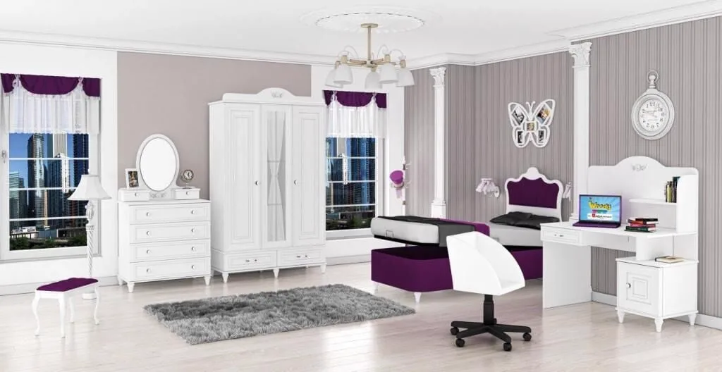 Diana 3-Door Youth Room Set WD22131