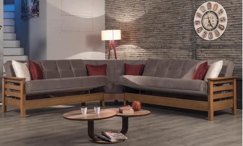 MD Royal 2 Scandinavian Corner Sofa MDN104