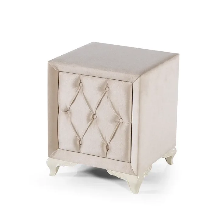 Armis Marissa Beige Bedside Cabinet