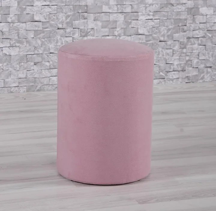 MD Round Pink Pouf U741