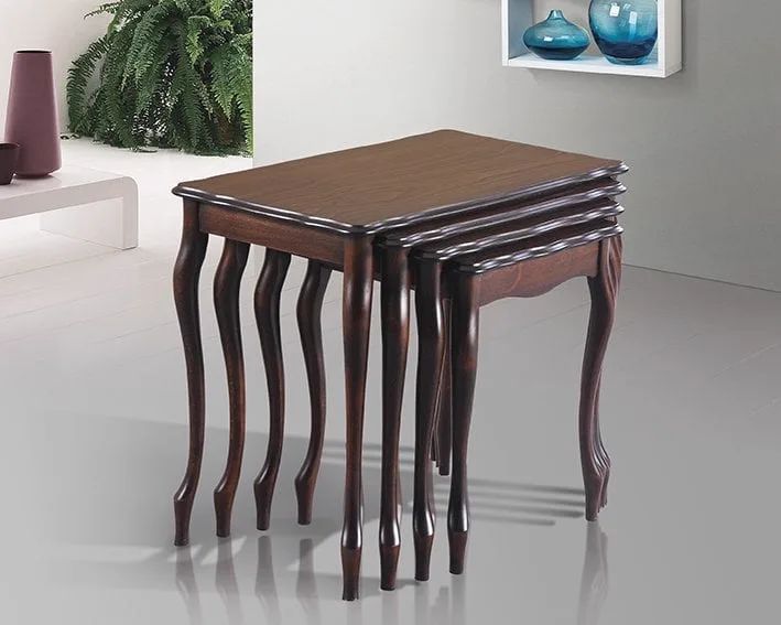 MD Lukens Walnut Nesting Tables U593