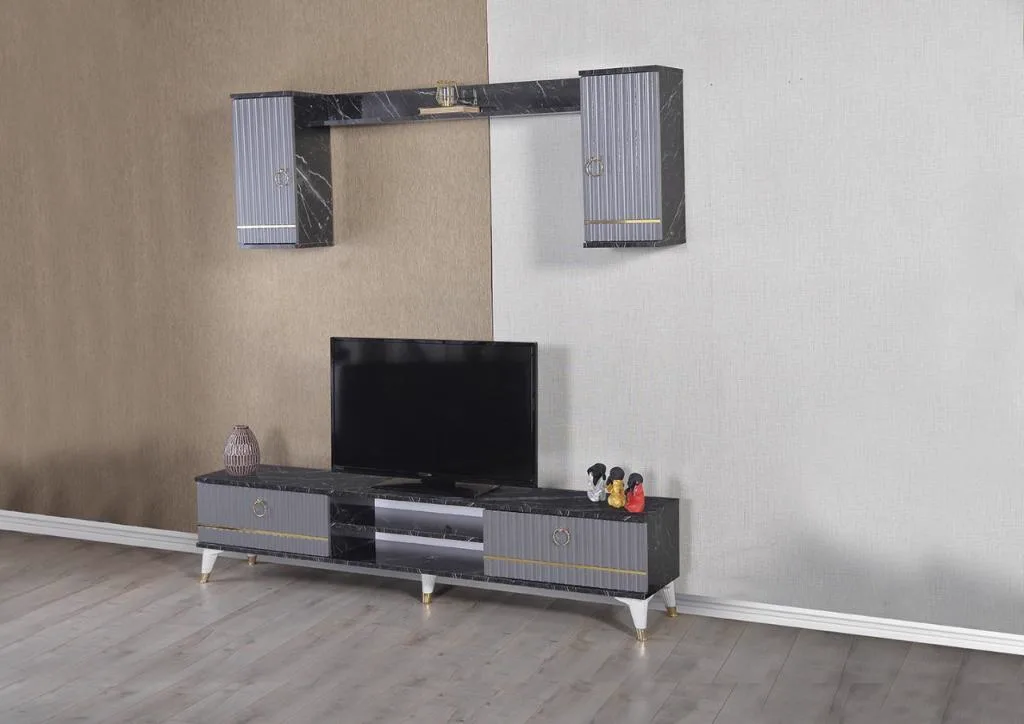 MD Dante Black Marble - Anthracite Living Unit U326