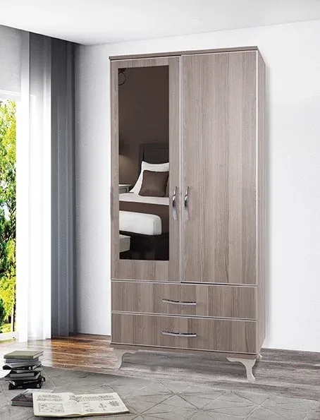 MD Alm. Cordoba 2-Door Wardrobe U308