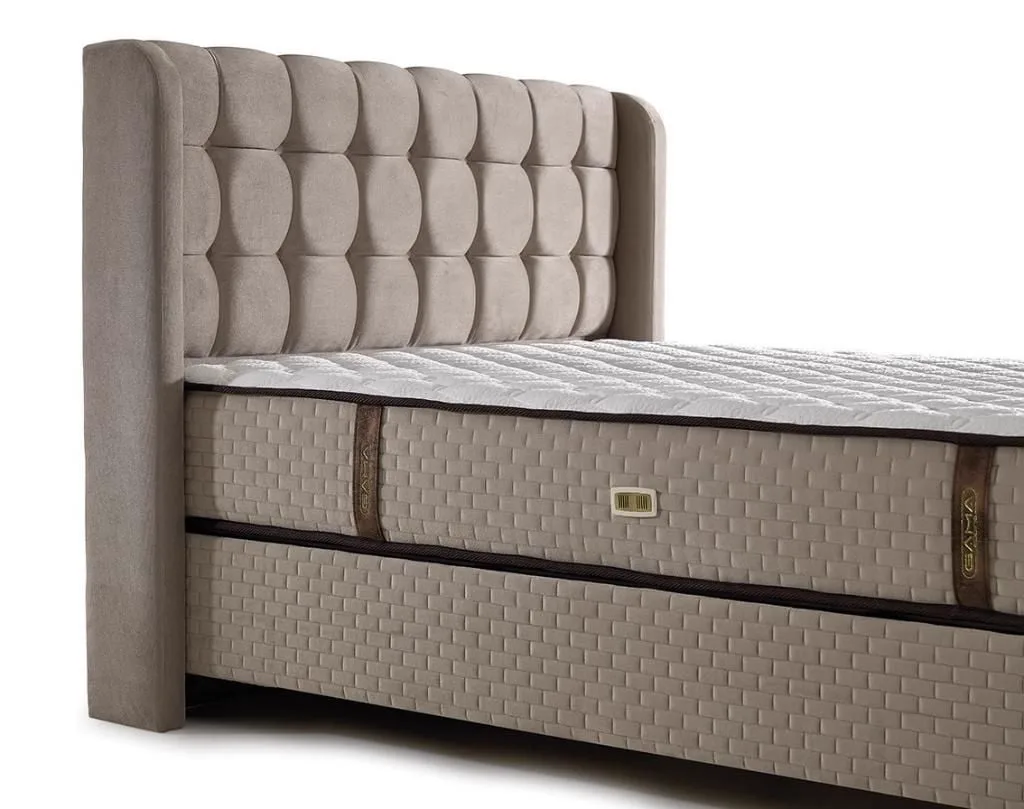MD Panama 140x190 Double Mattress, Divan base, Headboard Set GM112