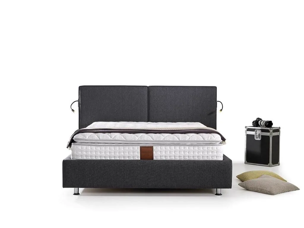 Original Suit 140x200 matelas 2 places, sommier et tête de lit GM102