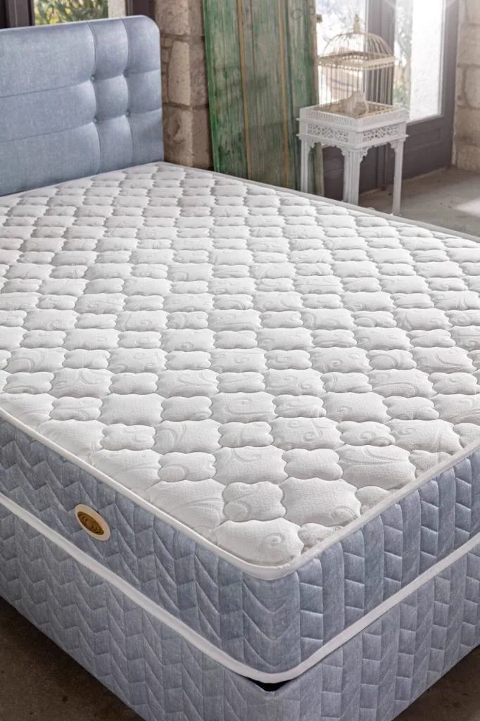 MD Olivia 150x200 Mattress, Divan Base, Headboard Set CB1120