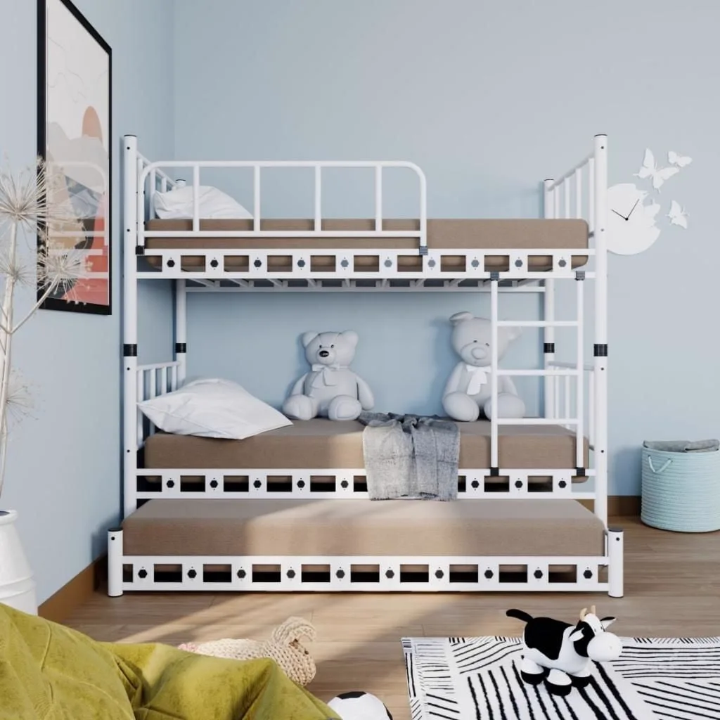 Zambak Trundle Bunk Bed 90x200 ARM038