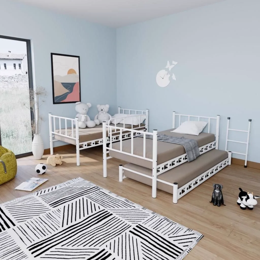 Zambak Trundle Bunk Bed 90x200 ARM038