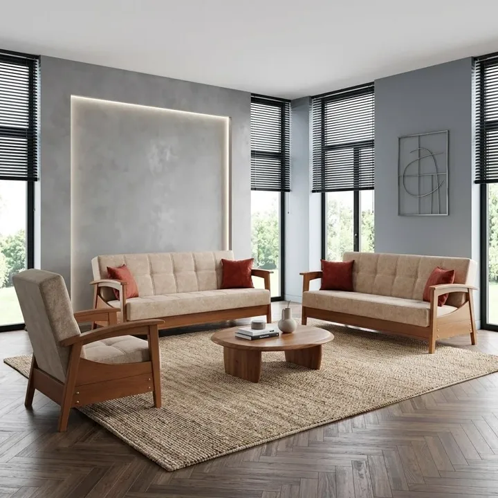 Acelya Scandinavian Sofa Set MDN101