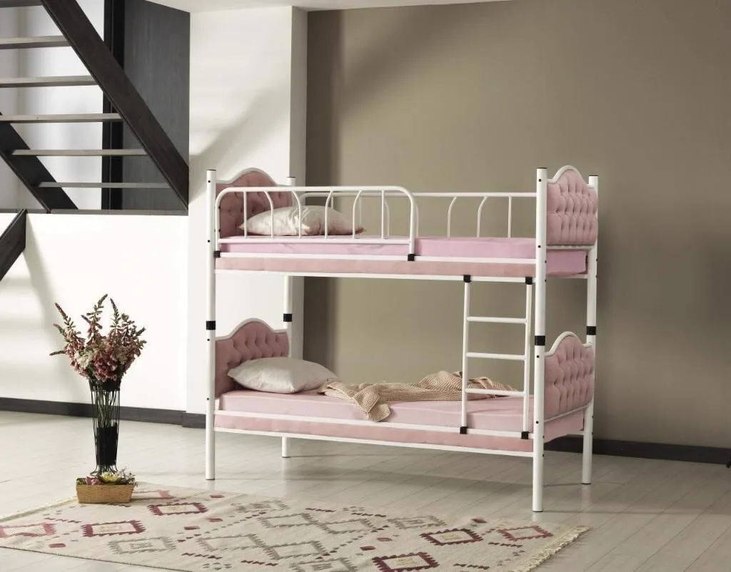 Melis Bunk Bed 90x190 ARM001 Pink