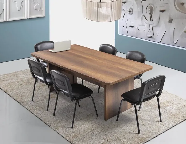 MD S457 Meeting Table Set (Atlantic Pine)