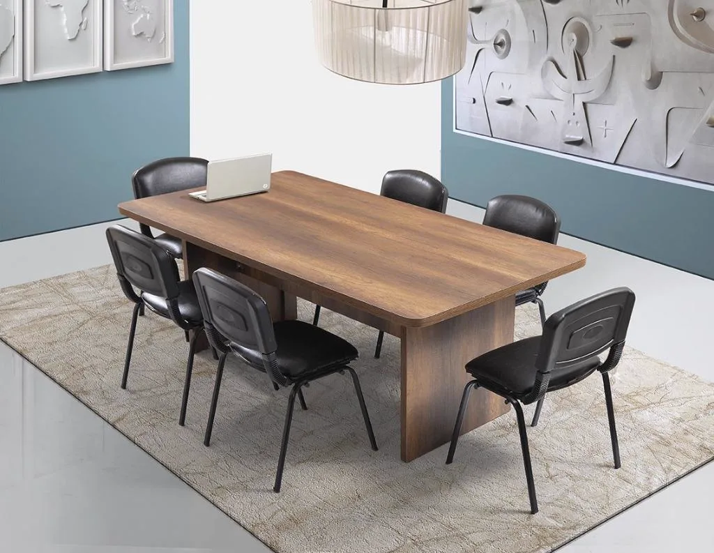 MD S457 Meeting Table Set (Atlantic Pine)