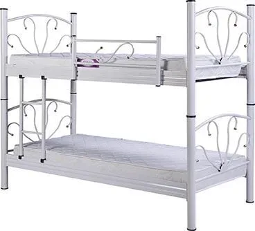 MD S321 Profile Bunk Bed 90x190 cm (White)