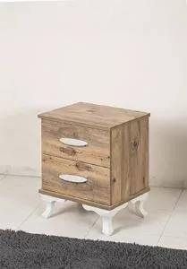 MD S265 Chest of Drawers (2-Drawer, Atlantic Pine)