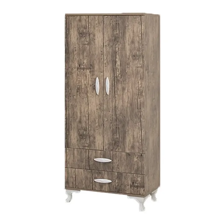 MD S248 2-Door Wardrobe (Antique Light)
