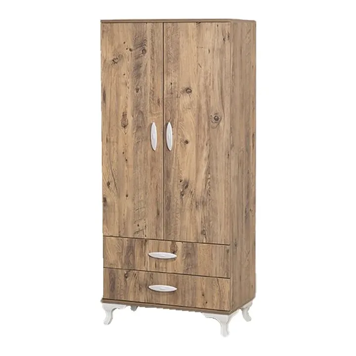 MD S249 2-Door Wardrobe (Atlantic Pine)