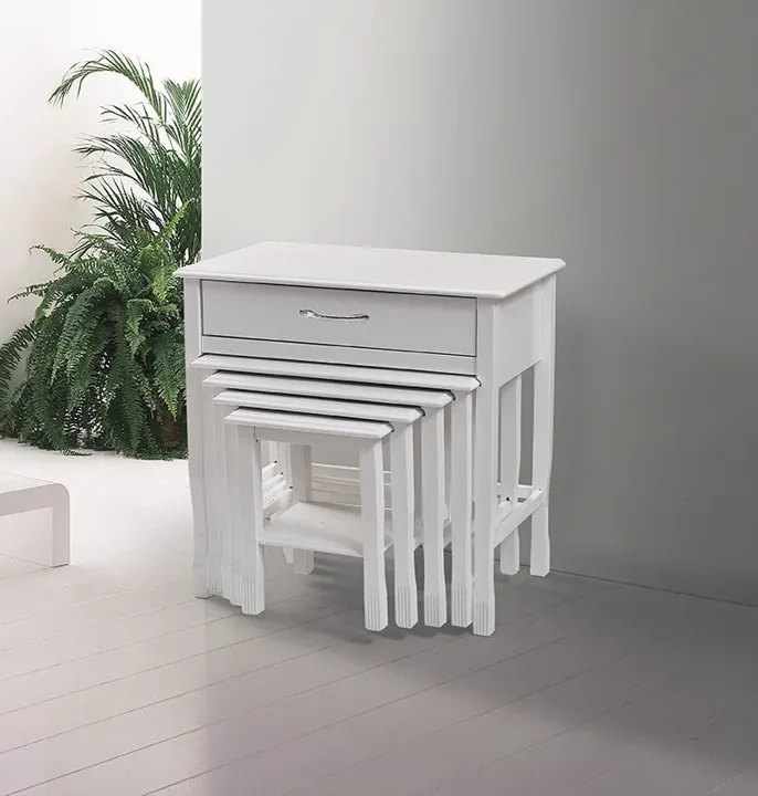 MD S101 Lion Legged Console Table (WHITE)