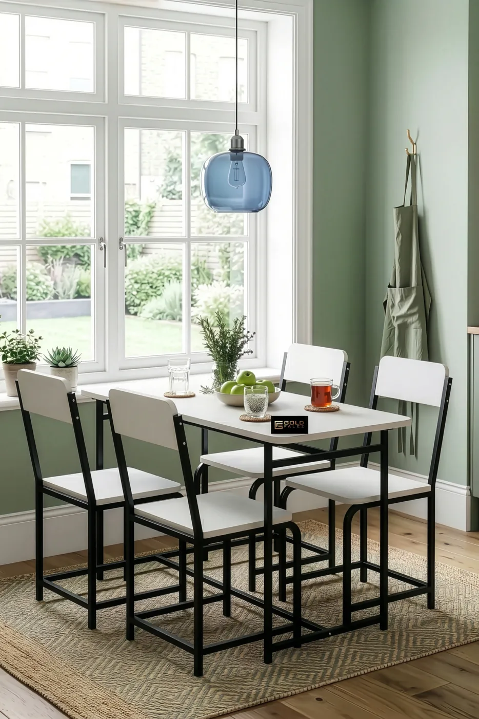 Minör Modern Suntalam Mutfak Masası Takımı Beyaz