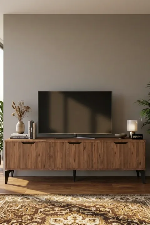 Royal Classic Melamine-faced chipboard TV Unit Brown