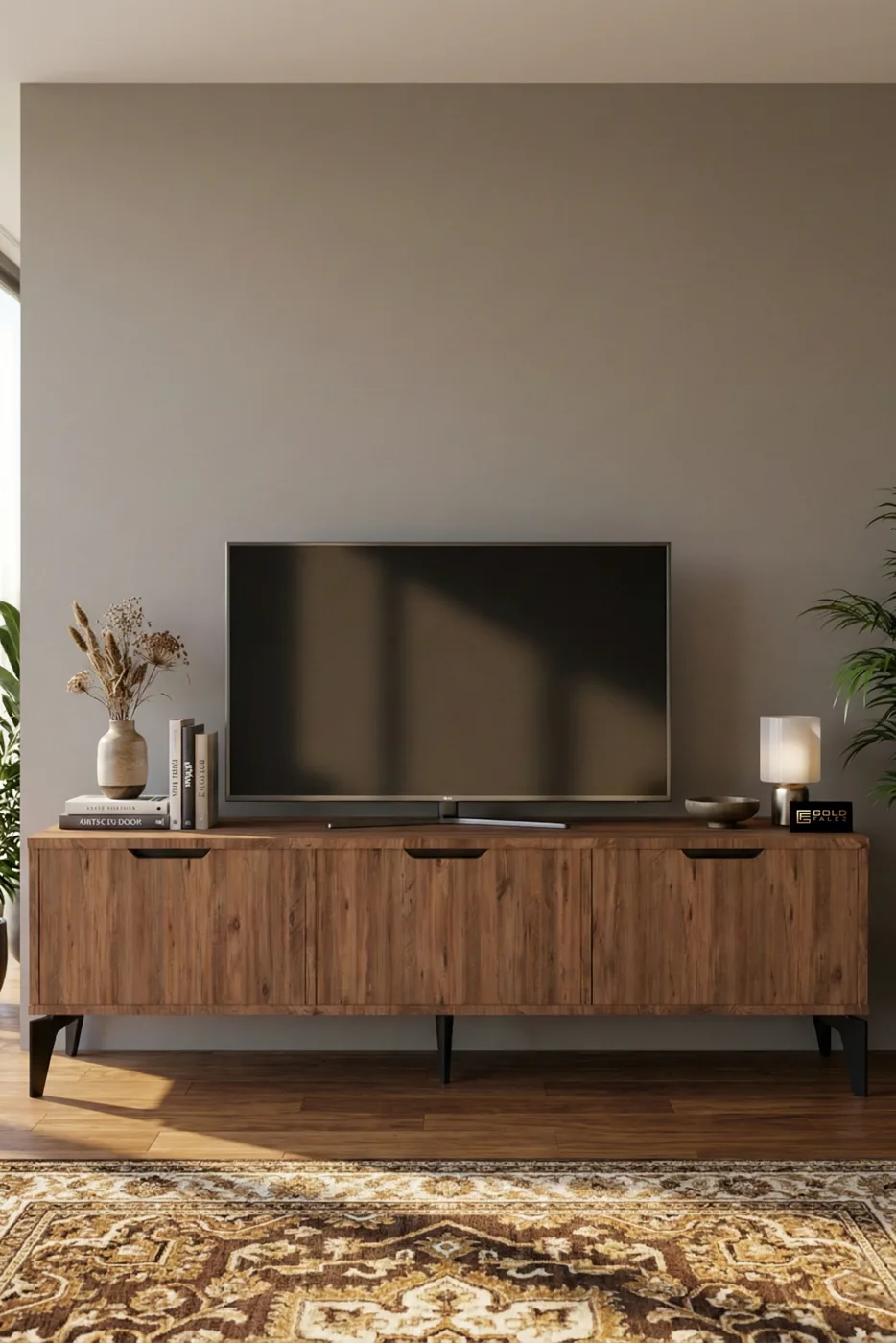 Royal Classic Melamine-faced chipboard TV Unit Brown