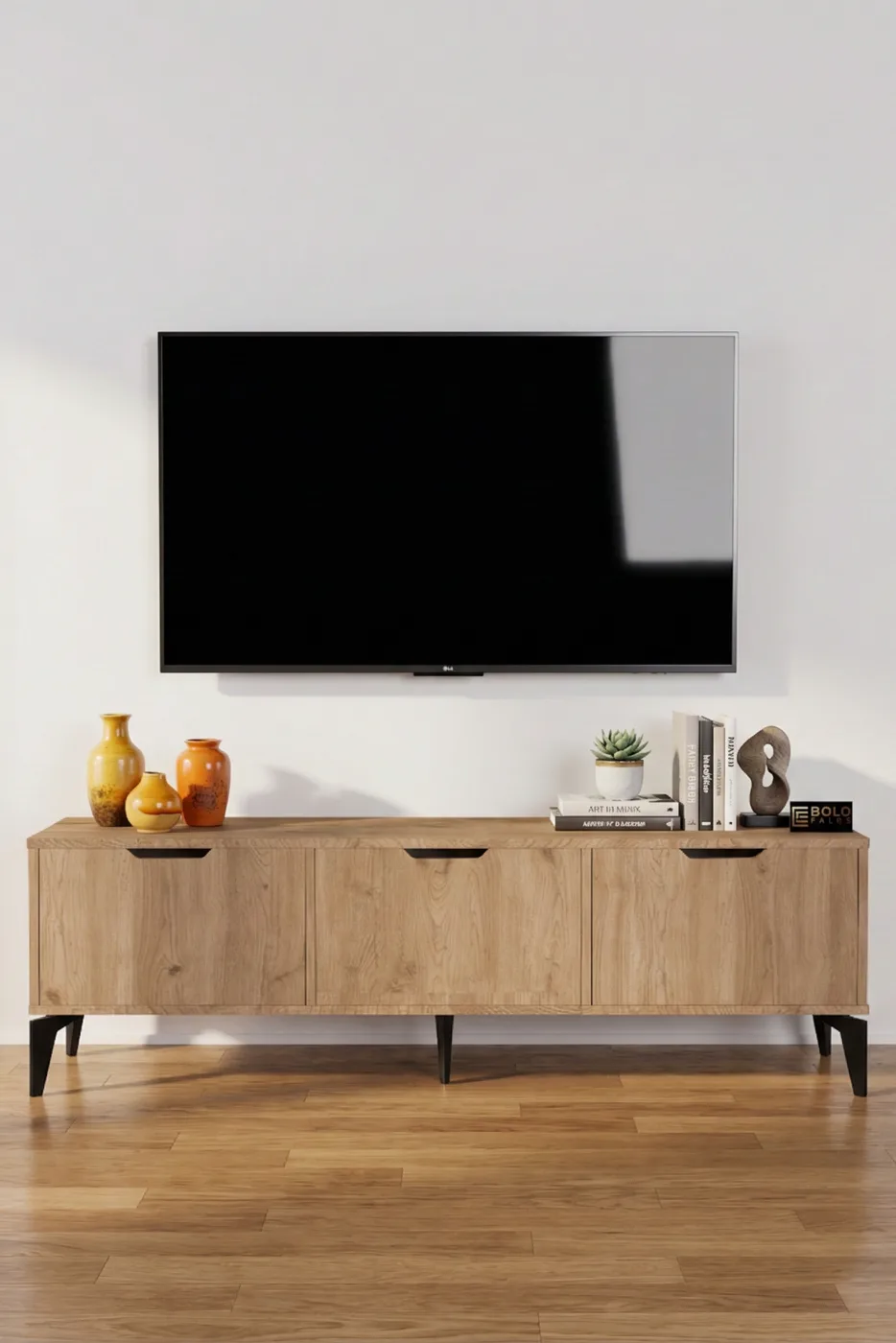 Royal Classic Melamine-faced Chipboard TV Unit Beige