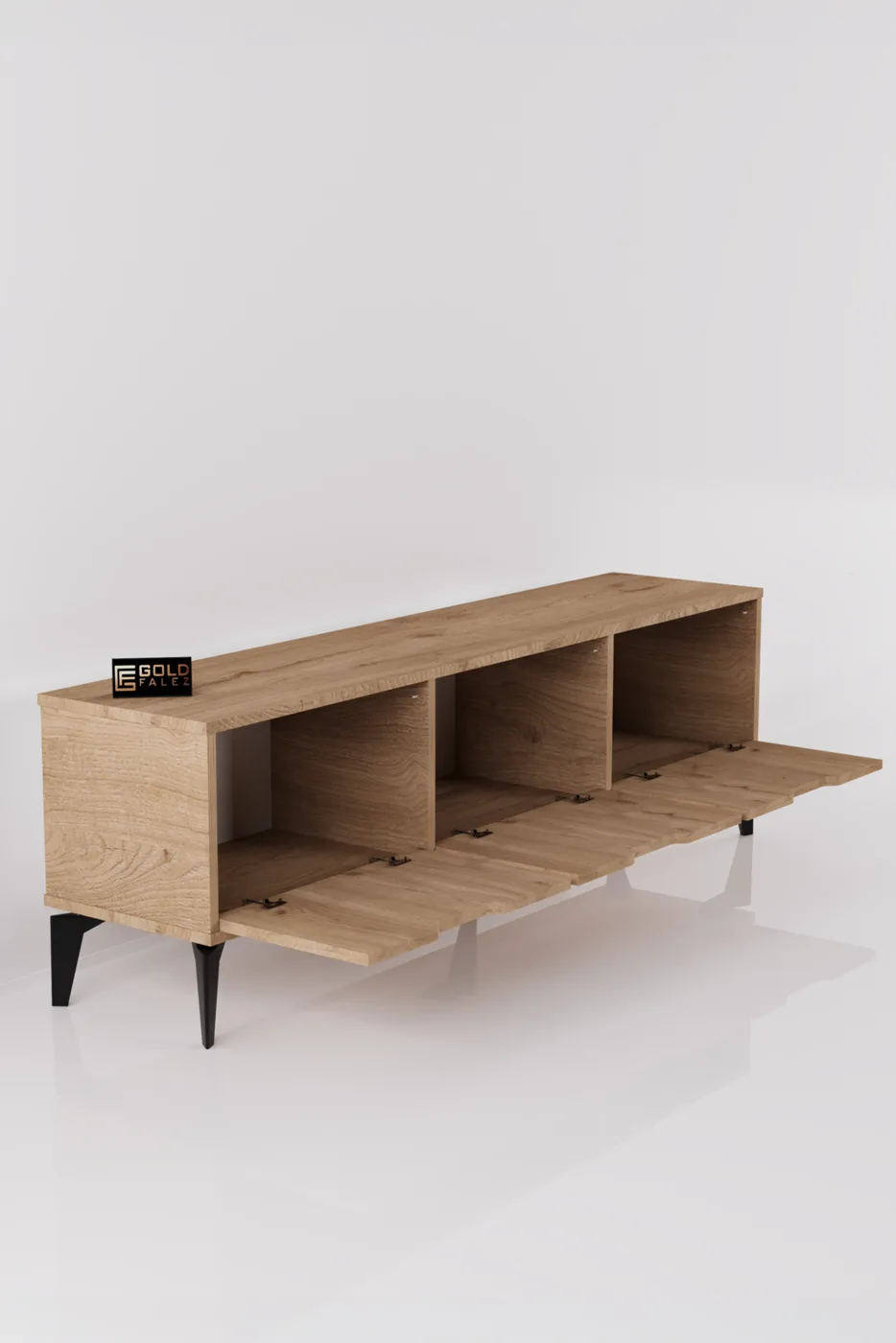 Royal Classic Melamine-faced Chipboard TV Unit Beige