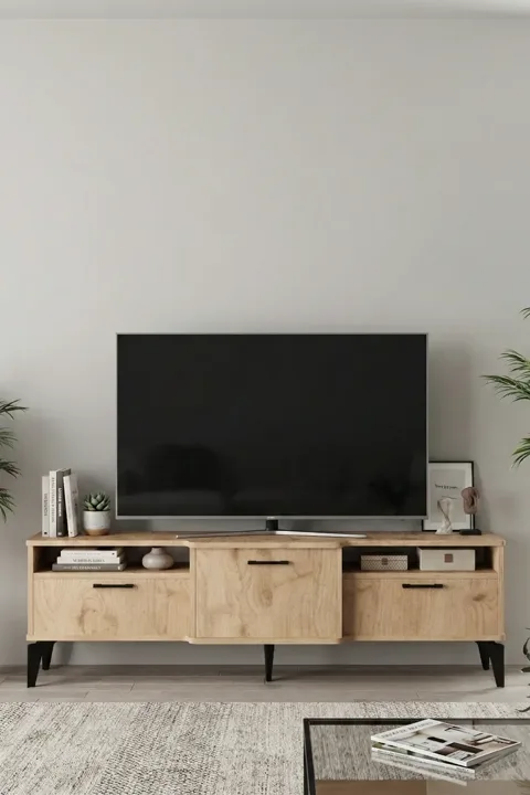 Mistral TV Unit Melamine-faced chipboard Beige