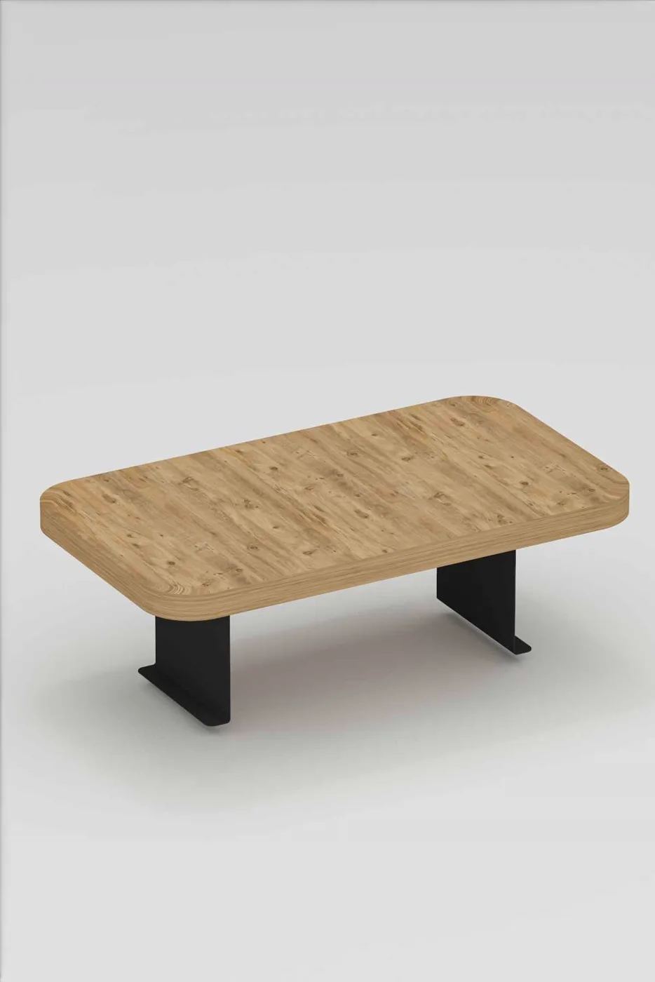 2-Piece Side Table Melamine-faced Chipboard Brown