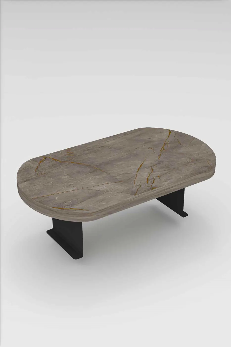 2-Piece Side Table Melamine-faced Chipboard Ecru