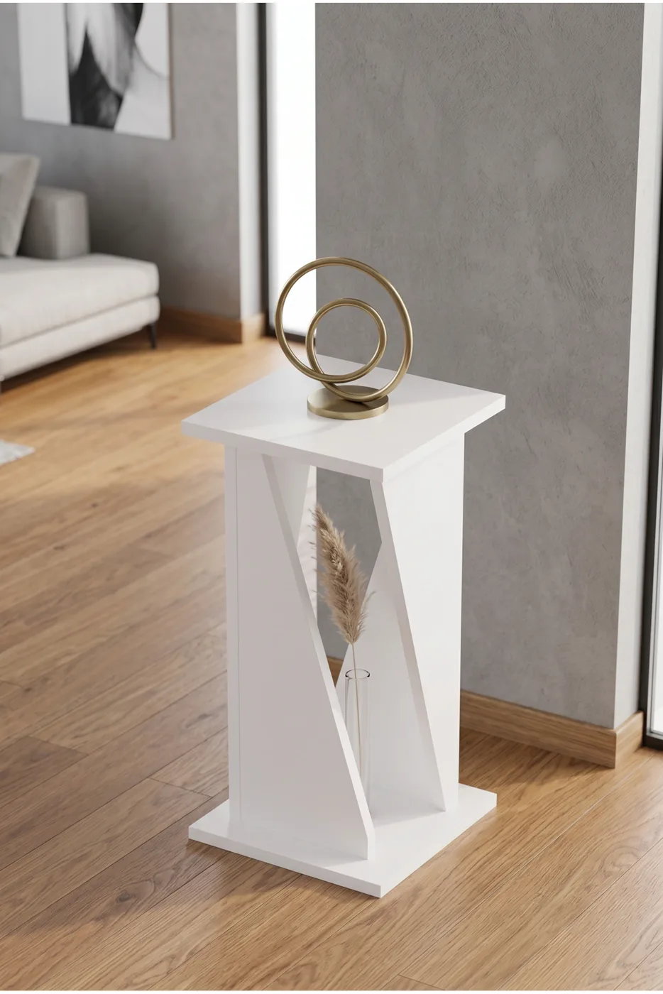 Sideboard Modern Decorative Hallway Console Corridor Sideboard Console Table 6035 White
