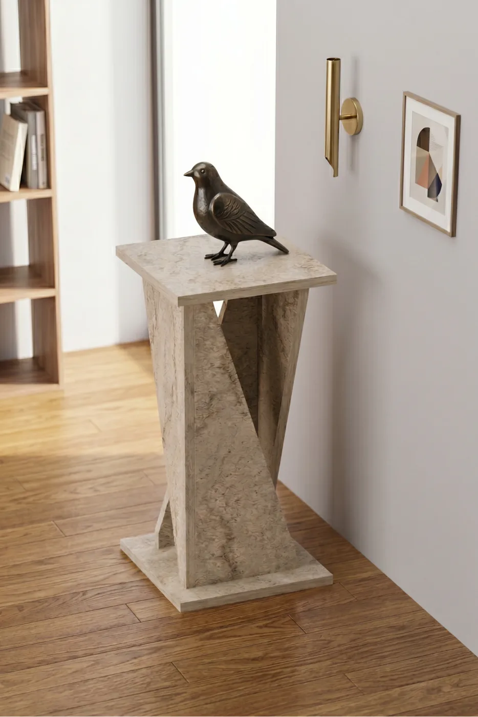 Modern Decorative Hallway Entrance Corridor Console Table 6033 Travertine